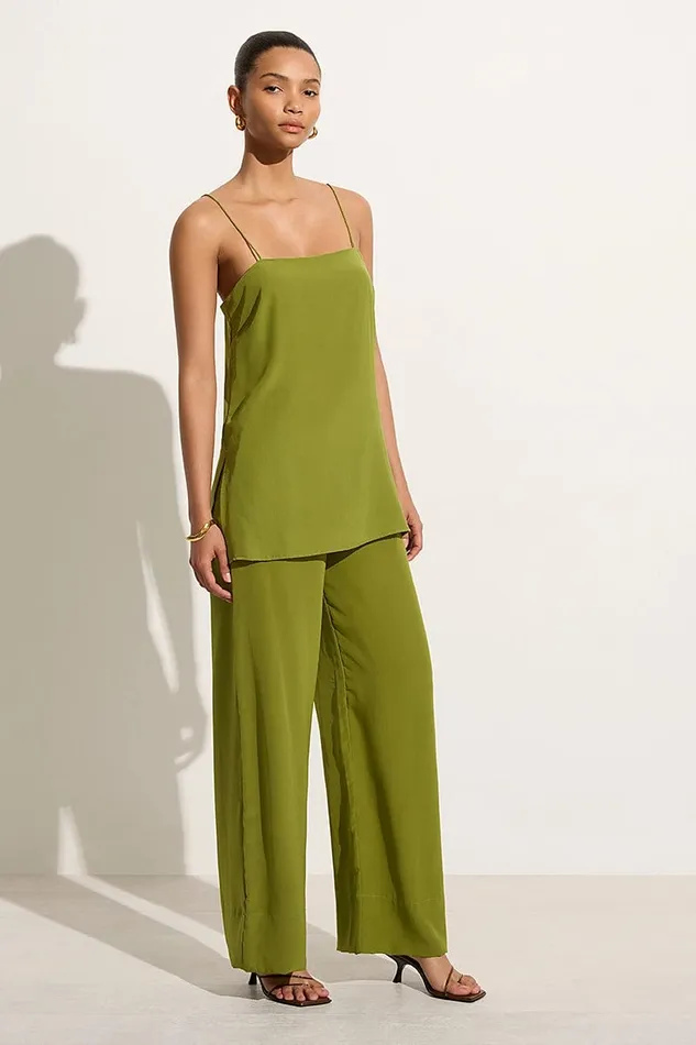 Women Monforte Pant Palm Green 8211 Final Sale Faithfull The Brand Pants Women Monforte Pant Palm Green 8211 Final Sale Faithfull The Brand Pants