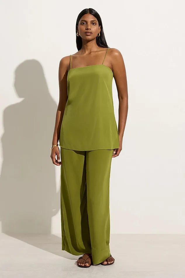 Women Monforte Pant Palm Green 8211 Final Sale Faithfull The Brand Pants Women Monforte Pant Palm Green 8211 Final Sale Faithfull The Brand Pants