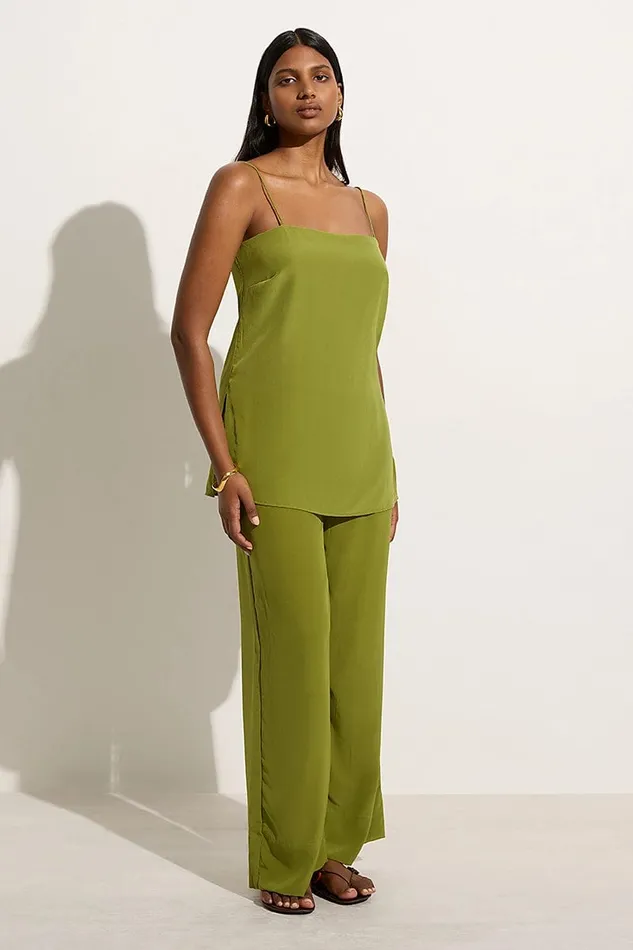 Women Monforte Pant Palm Green 8211 Final Sale Faithfull The Brand Pants Women Monforte Pant Palm Green 8211 Final Sale Faithfull The Brand Pants