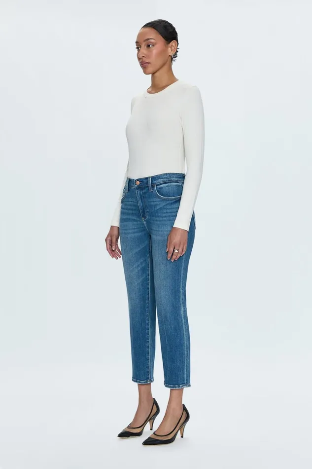 Women Monroe High Rise Cigarette Jean 8211 Amaya Pistola Denim Denim