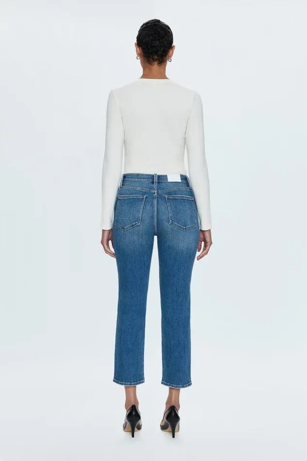 Women Monroe High Rise Cigarette Jean 8211 Amaya Pistola Denim Denim