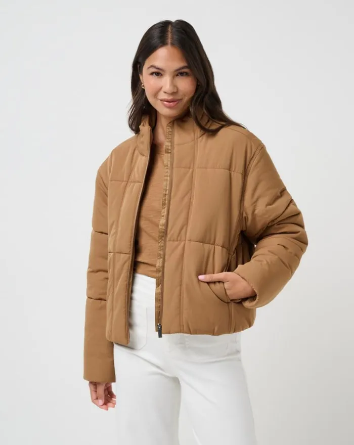 Women MONT BLANC 30 Chestnut TravisMathew Jackets