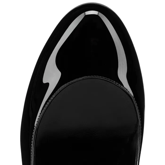 Women Movidastrap 130 Mm Pumps 8211 Patent Calf Leather 8211 Black Black Christian Louboutin Pumps