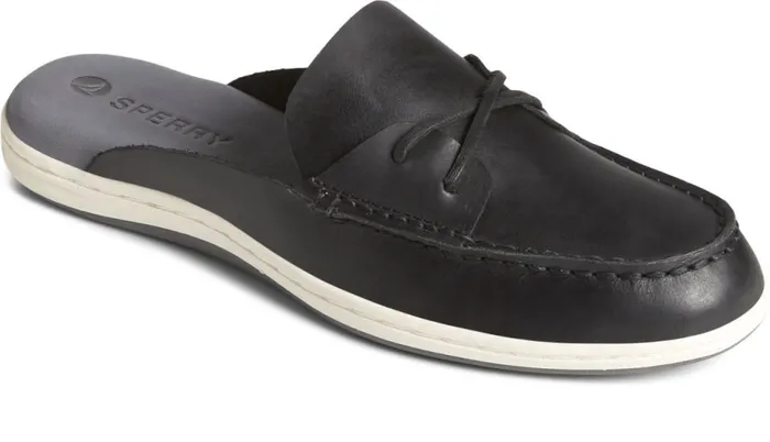 Women Mulefish Leather Boat Shoe Black Sperry Sneakers Women Mulefish Leather Boat Shoe Black Sperry Sneakers