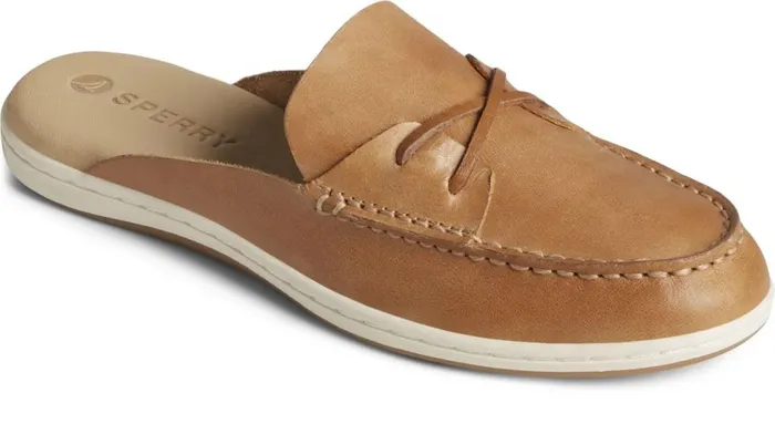 Women Mulefish Leather Boat Shoe Tan Sperry Sneakers Women Mulefish Leather Boat Shoe Tan Sperry Sneakers