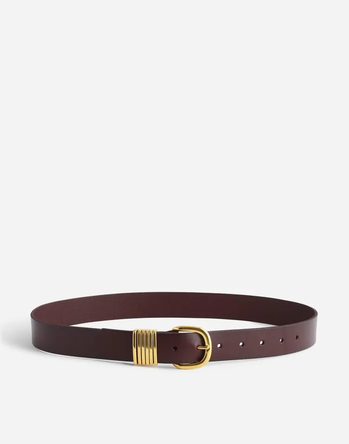 Women MultiKeeper Belt Cherry Wood Madewell Belts