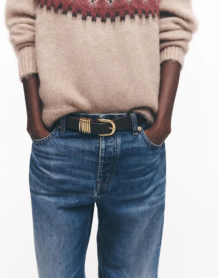 Women MultiKeeper Belt Cherry Wood Madewell Belts