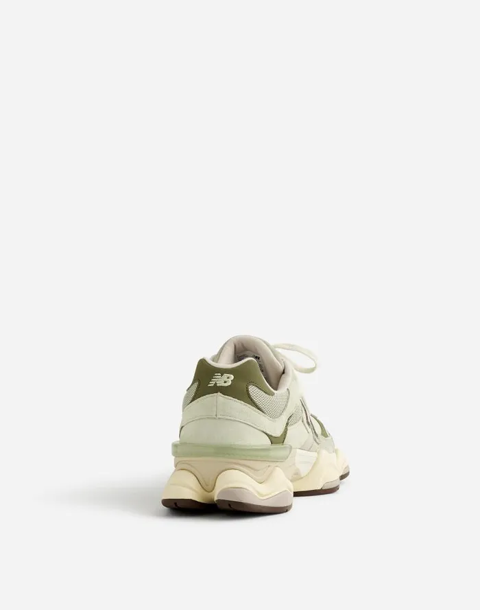 Women New Balance Unisex 9060 Sneakers Olivine Lichen Green Madewell Sneakers