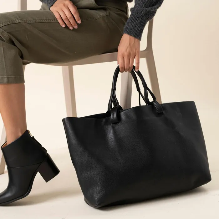 Women Nisolo Bags and Wallets Camila Everyday Tote Black