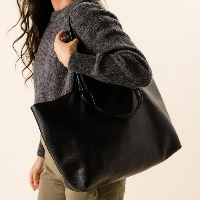 Women Nisolo Bags and Wallets Camila Everyday Tote Black