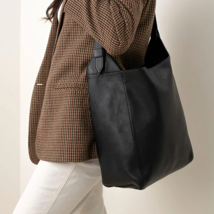 Women Nisolo Bags and Wallets Cecilia GoTo Shoulder Bag Black