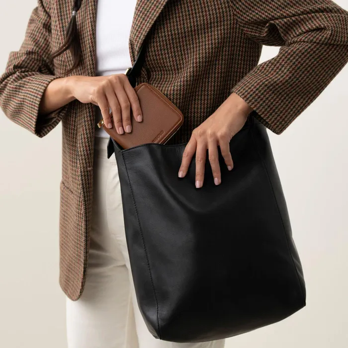 Women Nisolo Bags and Wallets Cecilia GoTo Shoulder Bag Black