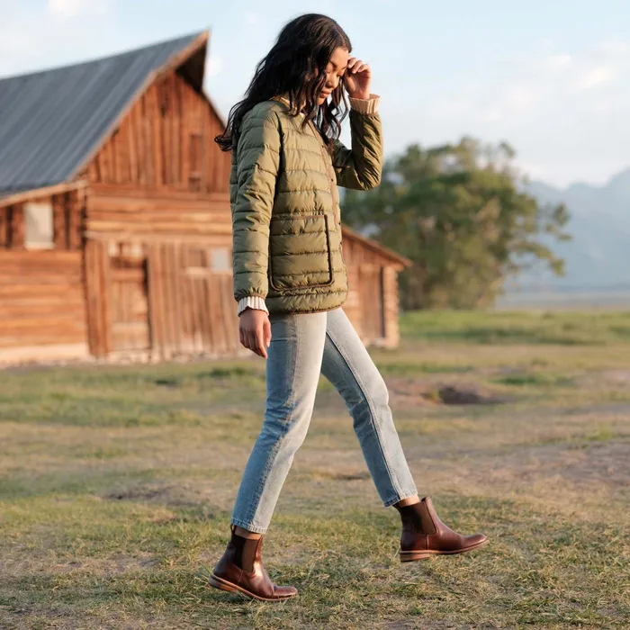 Women Nisolo Boots Carmen Chelsea Boot Brandy
