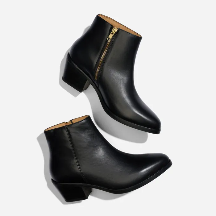 Women Nisolo Boots Marisa Inside Zip Boot Black
