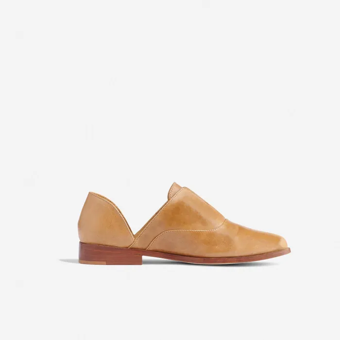 Women Nisolo Flats and Slip Ons Emma D039Orsay Oxford 20 Almond