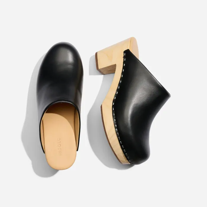Women Nisolo Heels AllDay Heeled Clog Black