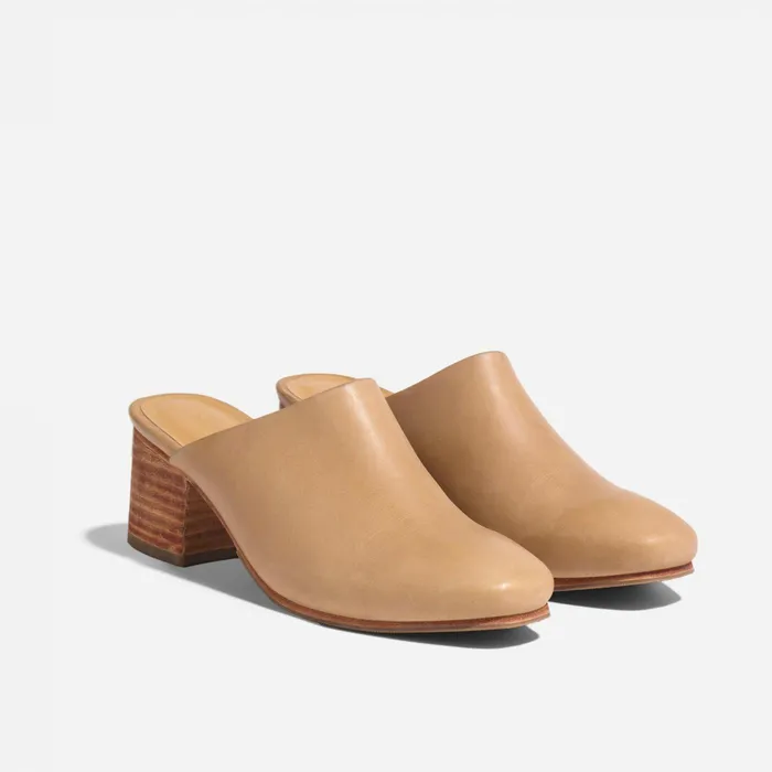 Women Nisolo Heels AllDay Heeled Mule Almond