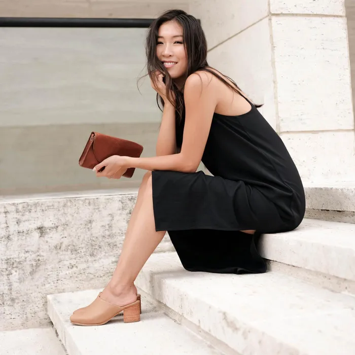 Women Nisolo Heels AllDay Heeled Mule Almond
