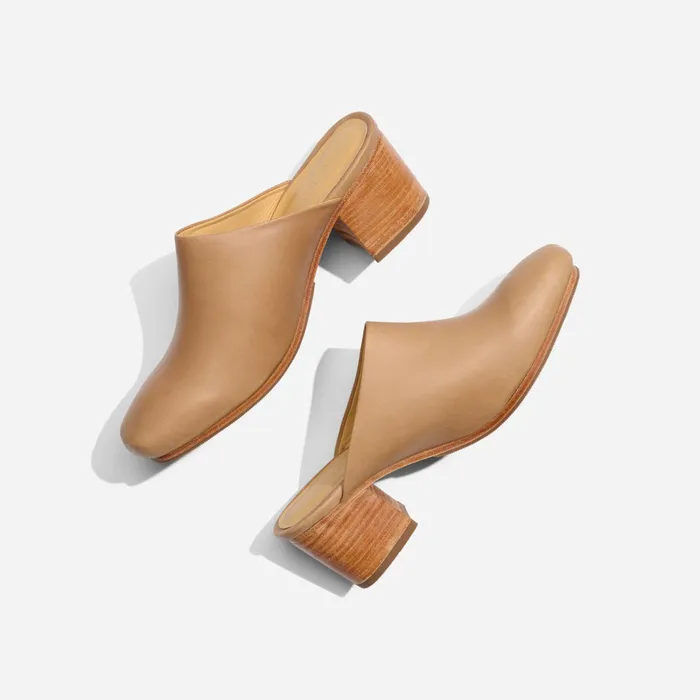 Women Nisolo Heels AllDay Heeled Mule Almond