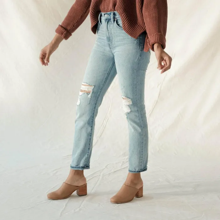 Women Nisolo Heels AllDay Heeled Mule Almond