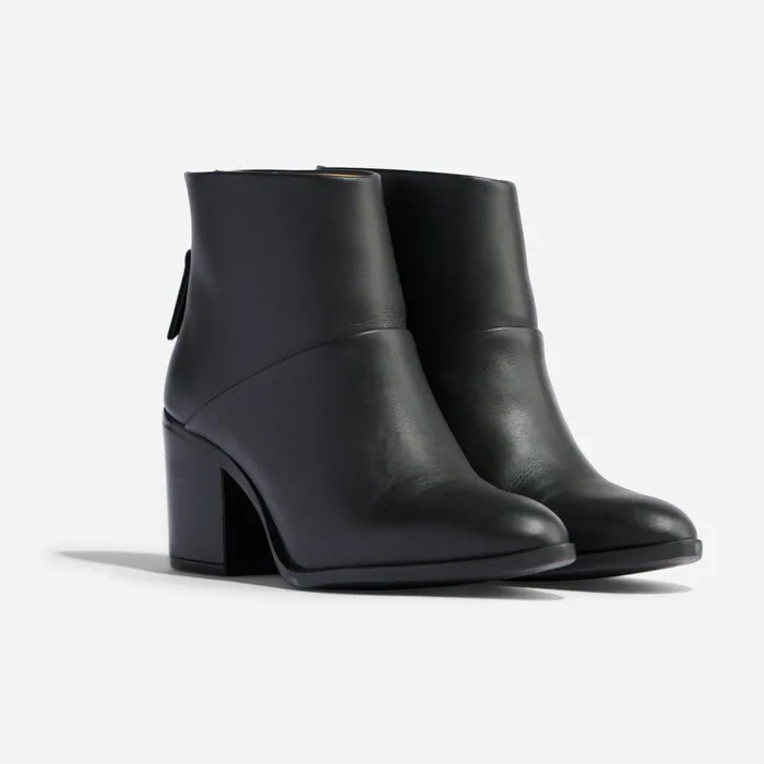 Women Nisolo Heels Dari Commuter Boot BlackBlack