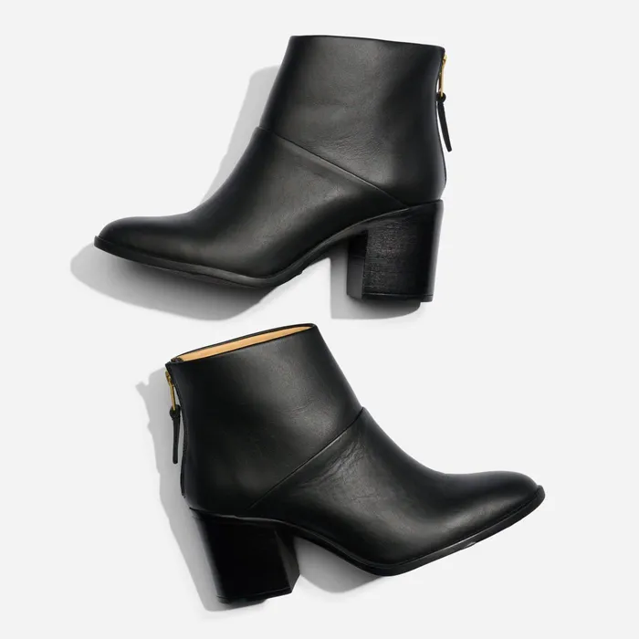 Women Nisolo Heels Dari Commuter Boot BlackBlack