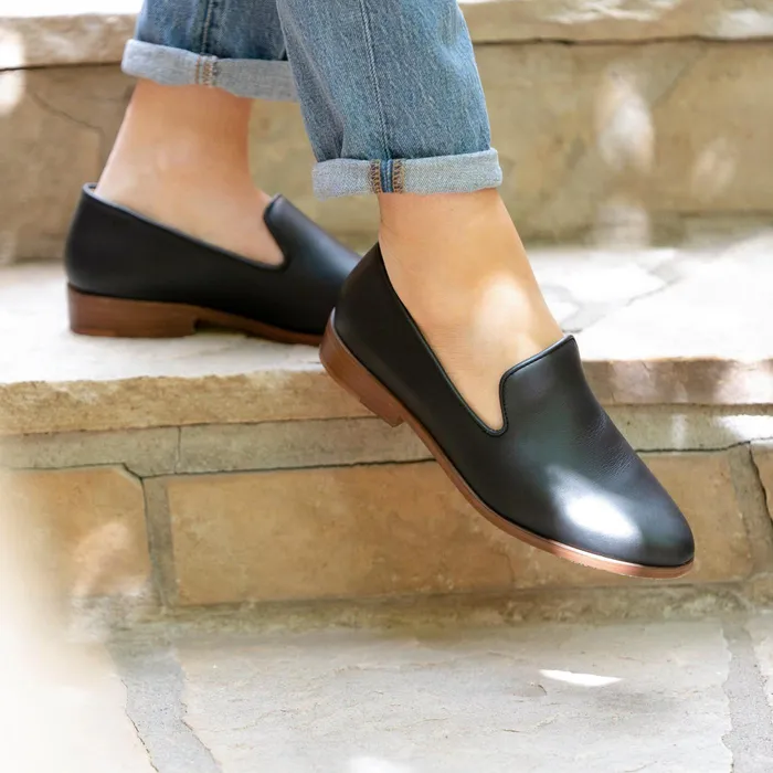 Women Nisolo Loafers and Mules Everyday Slip On Loafer Black