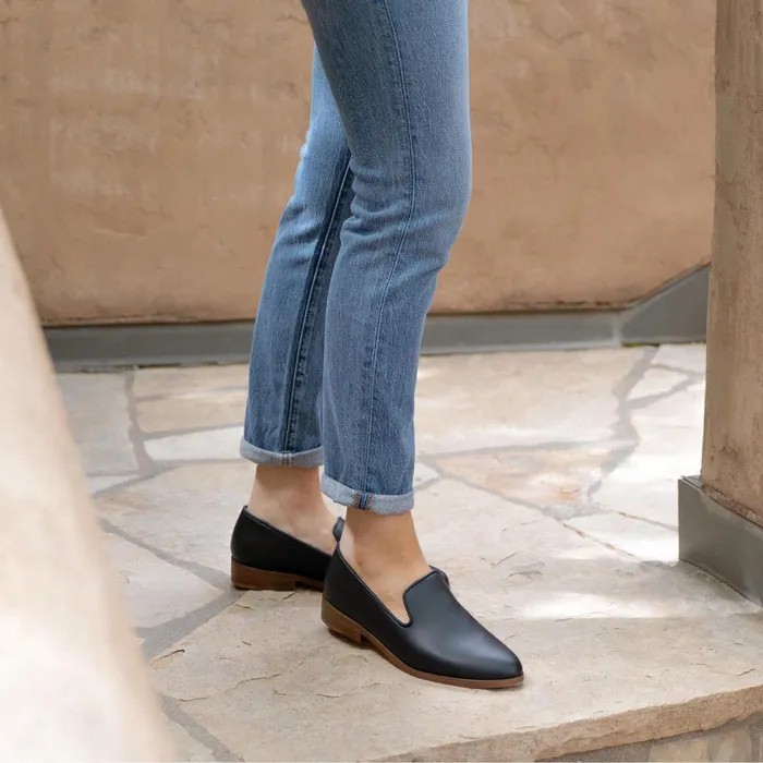 Women Nisolo Loafers and Mules Everyday Slip On Loafer Black