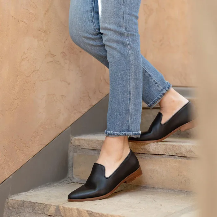 Women Nisolo Loafers and Mules Everyday Slip On Loafer Black