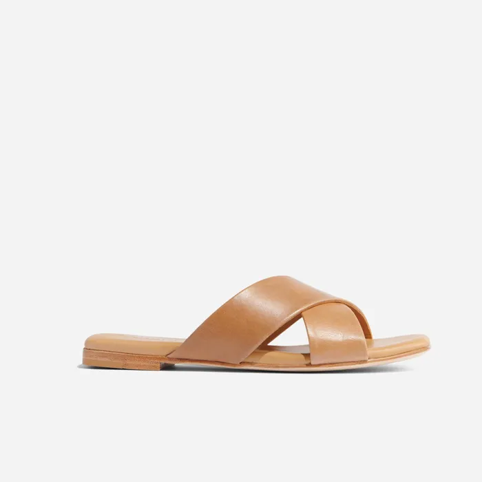 Women Nisolo Sandals Catalina Slide Sandal Almond