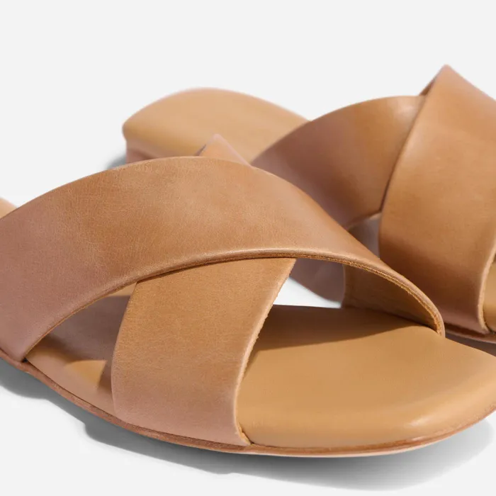 Women Nisolo Sandals Catalina Slide Sandal Almond