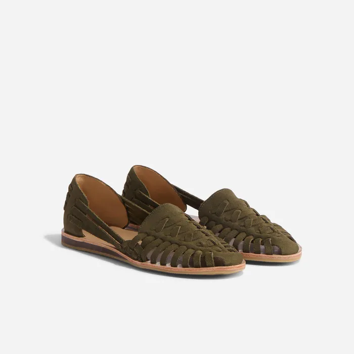 Women Nisolo Sandals Huarache Sandal Forest Green