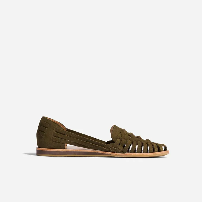 Women Nisolo Sandals Huarache Sandal Forest Green