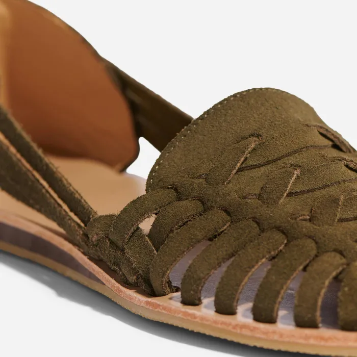 Women Nisolo Sandals Huarache Sandal Forest Green