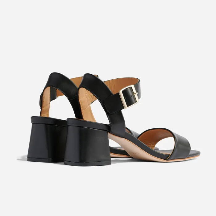 Women Nisolo Sandals Stella GoTo Block Heel Sandal Black
