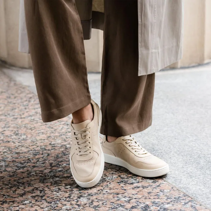 Women Nisolo Sneakers Bria GoTo Court Sneaker Bone