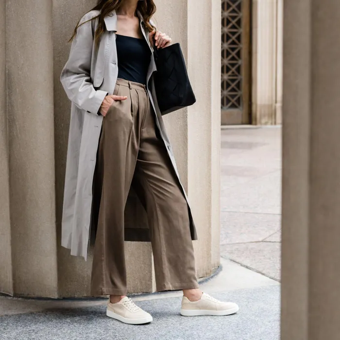 Women Nisolo Sneakers Bria GoTo Court Sneaker Bone