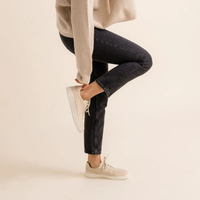Women Nisolo Sneakers Bria GoTo Court Sneaker Bone