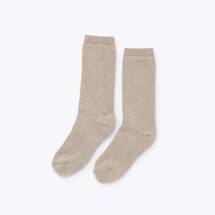 Women Nisolo Socks Wool Cushion Crew Hiker Sock Khaki