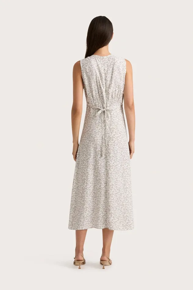 Women Oceane Midi Dress Calla Umber Faithfull The Brand Dresses Women Oceane Midi Dress Calla Umber Faithfull The Brand Dresses