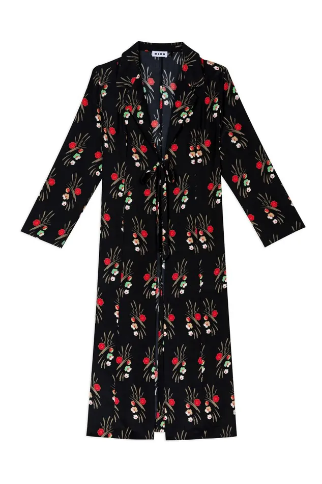 Women Outerwear RIXO Felicity Black Cherry Blossom