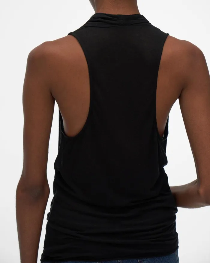 Women Overlap Top Onyx Helmut Lang TShirts and Sweatshirts