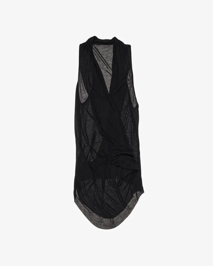 Women Overlap Top Onyx Helmut Lang TShirts and Sweatshirts