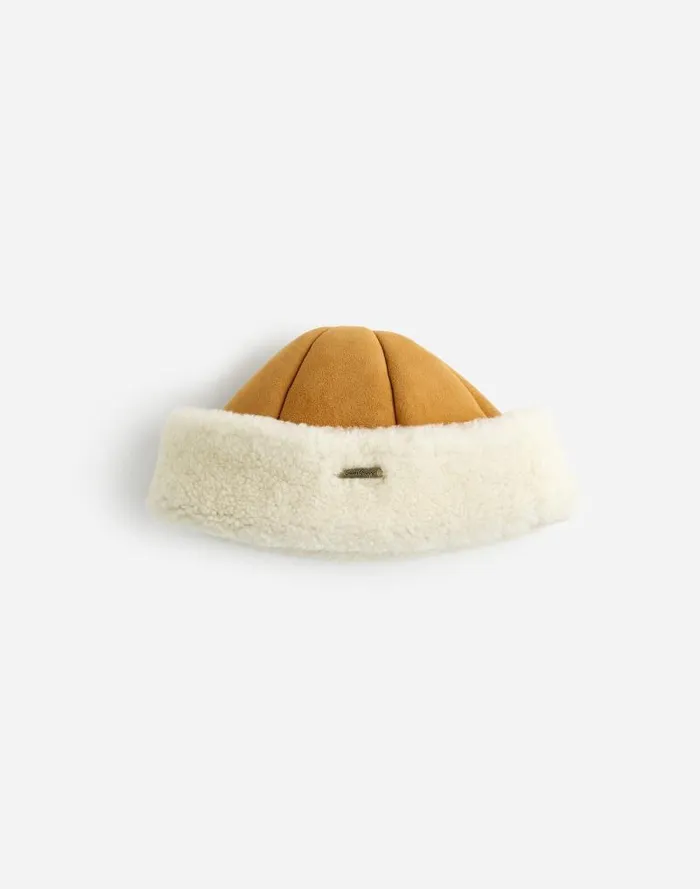 Women Owen Barry Sheepskin Hat Brandy Cream Madewell Hats