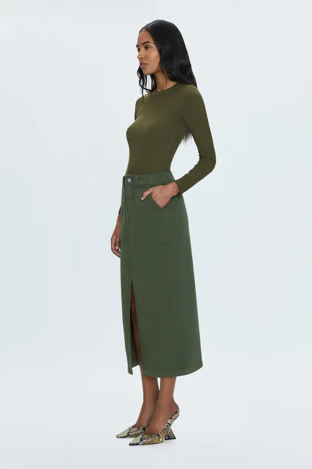 Women Pamela High Rise Skirt 8211 Admiral Pistola Denim Skirts
