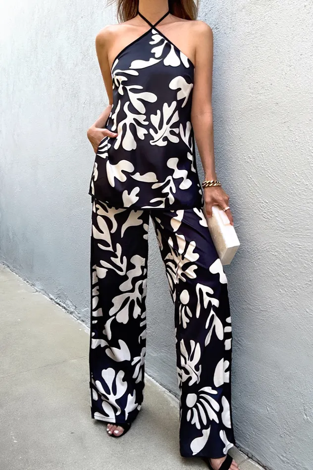 Women Pants Runaway The Label ILAH PANT Black Botanica