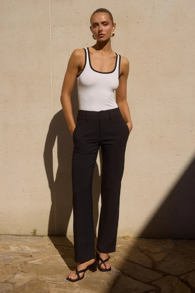 Women Pants Runaway The Label JAGGER PANT Black