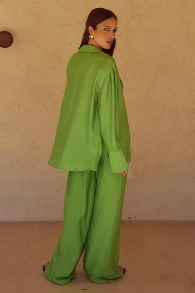 Women Pants Runaway The Label JARDIN PANT Apple