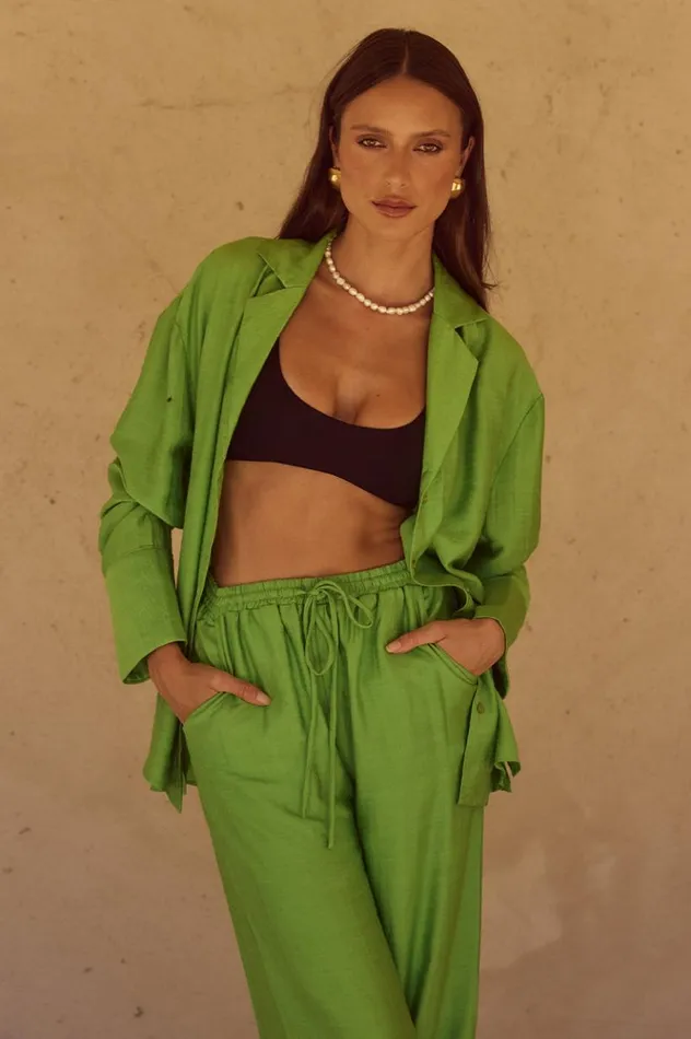 Women Pants Runaway The Label JARDIN PANT Apple