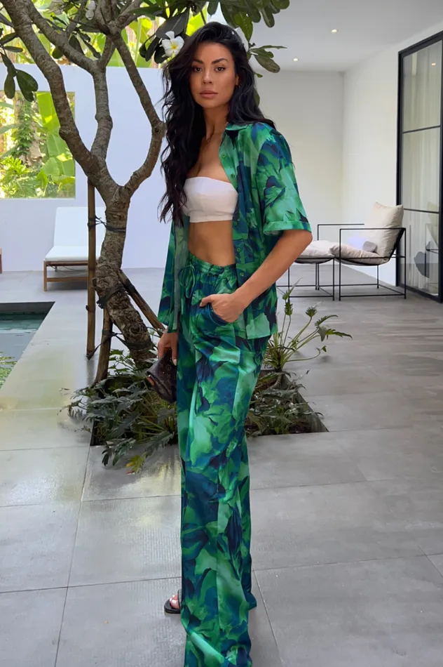 Women Pants Runaway The Label KARMA PANT Calista Green